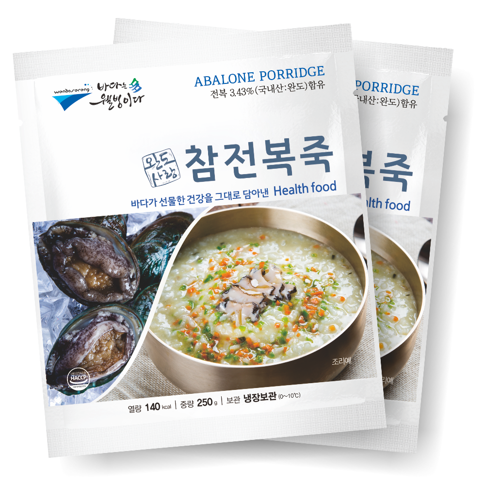 [Kkotma Fresh] Wando Sarang Premium Abalone Porridge 250g