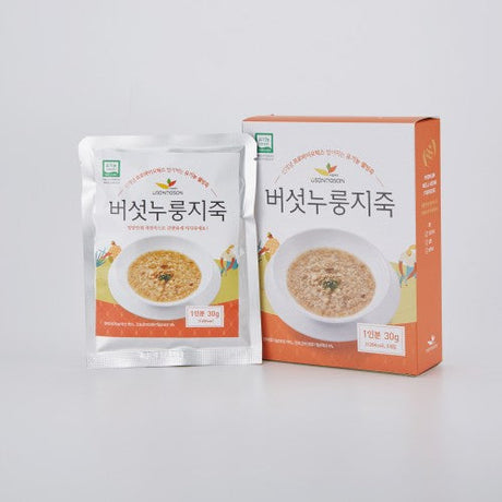 오손도손 - 유기농 버섯누룽지죽 (1박스, 30g x 3팩)<br>유통기한 : 2024년 3월 15일