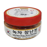 [MILLS EXPRESS] JEJU Green tea Salted Seasoned Pollock Tripes 350g