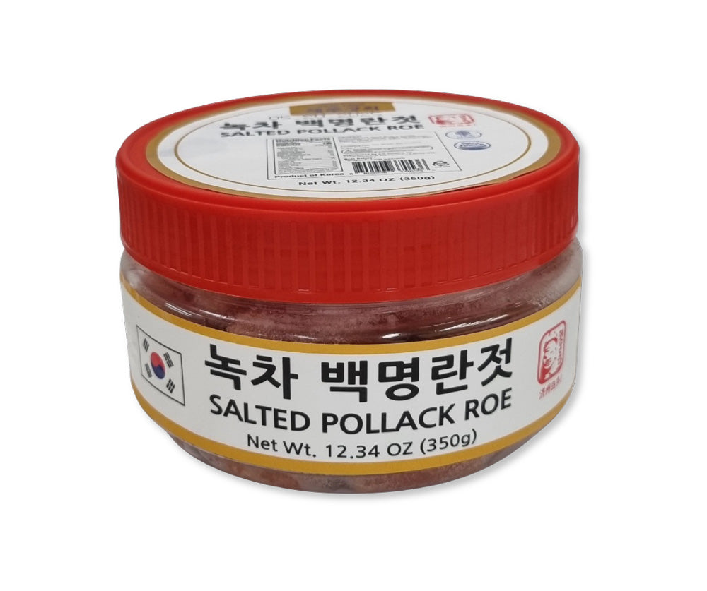 [Kkotma Fresh] Jeju Green Tea White Salted Pollock Roe (350g)