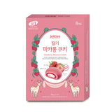 Jejudoda - Strawberry Macaron Cookies (20g x 8ea)