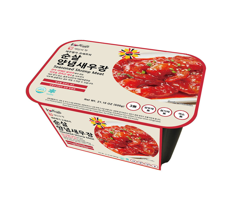 [Kkotma Fresh] Jeju Myeongga - Boneless Seasoned Shrimp (600g)<br>Expiration Date: October 30, 2025
