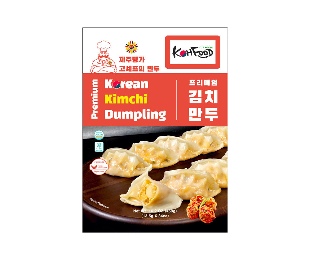 [꽃마Fresh] 제주명가 - 고셰프의 프리미엄 김치만두 (459g)<br>유통기한 : 2025년 7월 25일