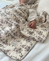 Sentimental Trickholic 4-Layer Vintage Flower Blanket (Select Size)