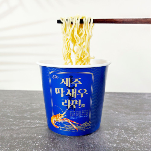 Jeju Red Banded Lobster Cup Noodles 68g x 12 cups - LIMITED TO 1 BOX PER ORDER