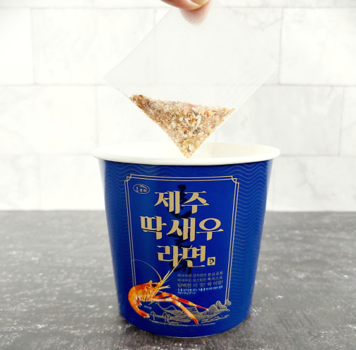 Jeju Red Banded Lobster Cup Noodles 68g x 12 cups - LIMITED TO 1 BOX PER ORDER