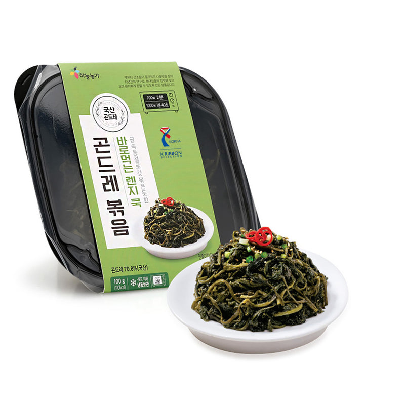 [MILLS EXPRESS] SKYFARM Premium Ready-To-Eat Namul-Stir-Fried Thistle Namul (Gondre Namul) 100g