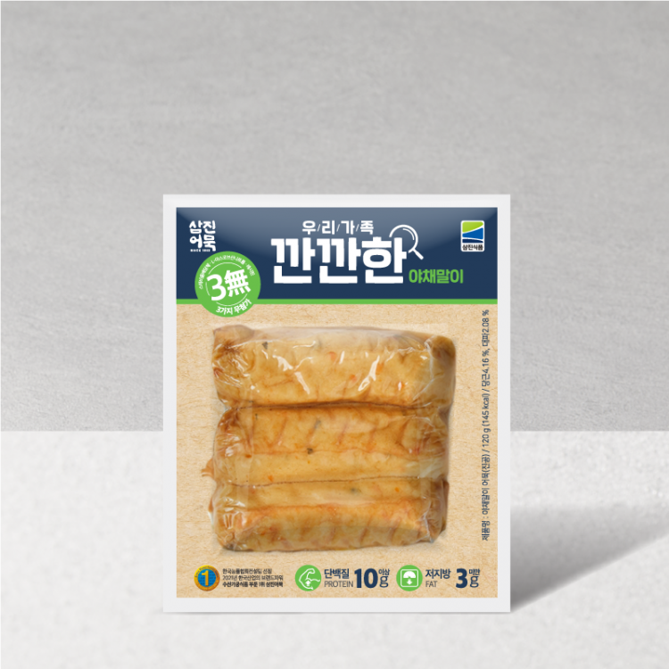 [MILLS EXPRESS] SAMJIN Vegetable Fish Cake Roll 120g </br> EXP.DATE: 03/01/2023