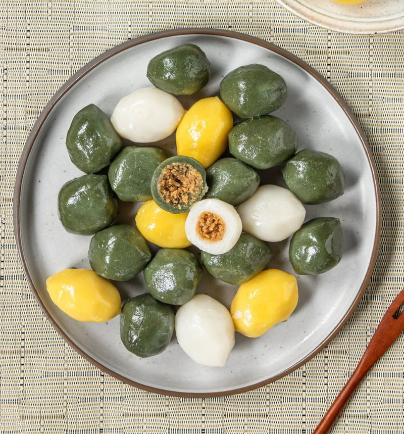 [MILLS EXPRESS] YUGI BANGAH Three Color Songpyeon Rice Cake 800g