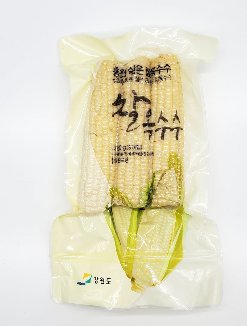 GANGWONDO Boiled Glutinous Corn (3 Corns)