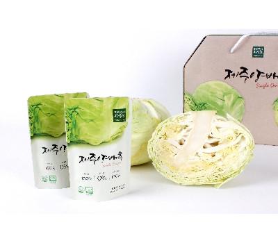 Organic Jeju Cabbage Health Juice 100 ml (30 Packs per Box)