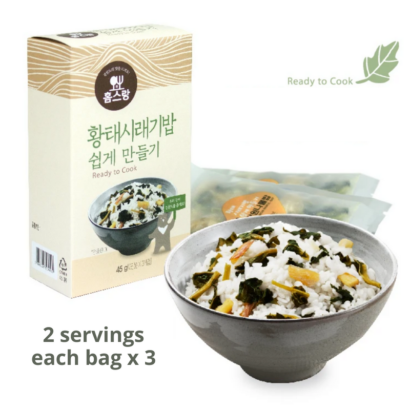 Easy Pollack Radish Leaf Bap Mix 45g (2 servings x 3 packs)