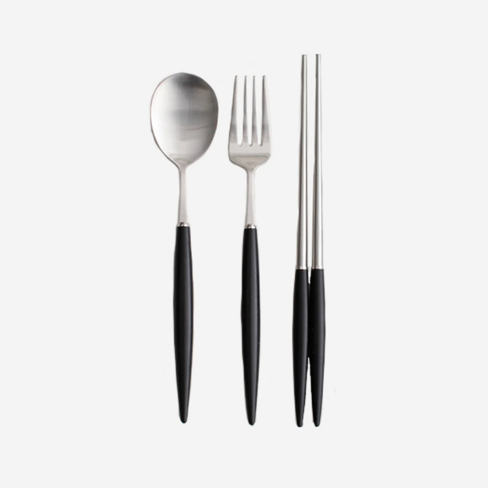 [BOGEN] EIFFEL Satin Kid Silverware Set in a Bag