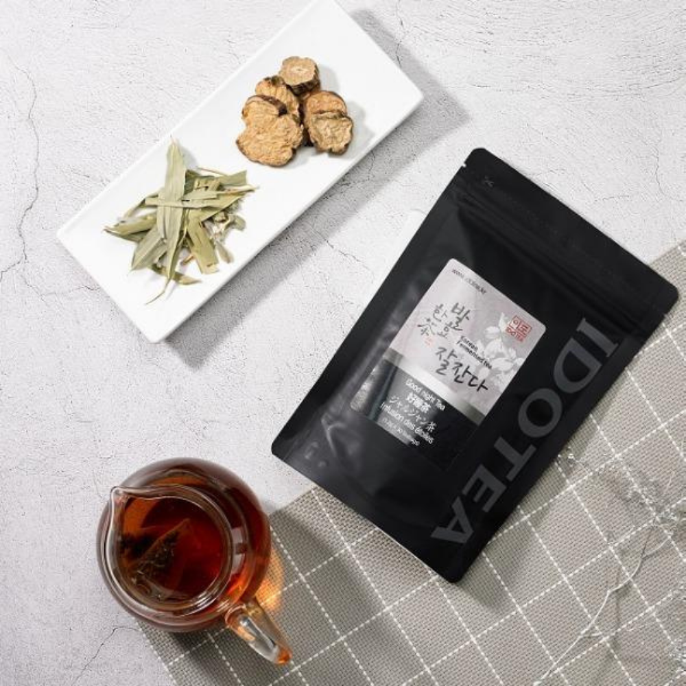 IDO Tea Fermented Herbal Tea - Good Night Tea for Sleep (1.2g x 30 teabags)