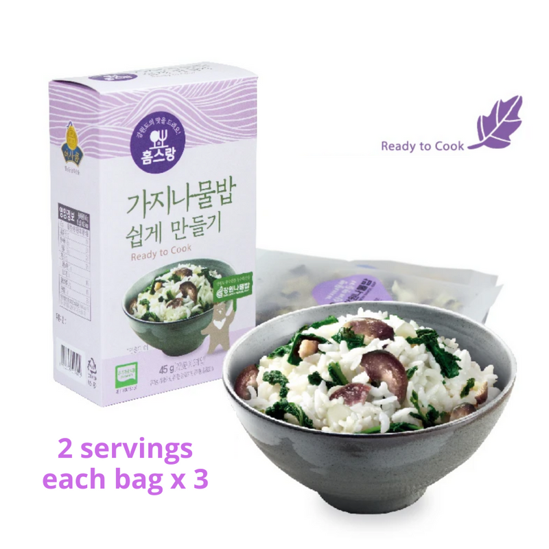 Easy Eggplant Namul Bap Mix 45g (2 servings x 3 packs)