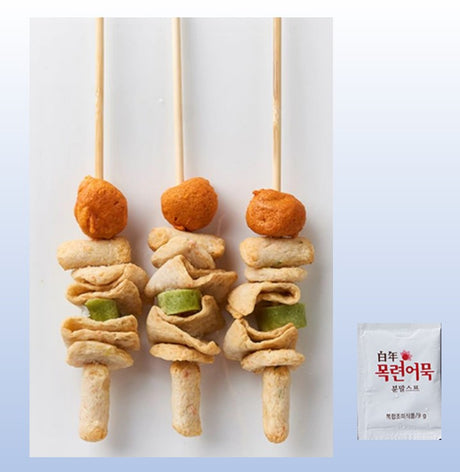 [MILLS EXPRESS] Mokryun Assorted Fish Cake Skewers (3) 259g