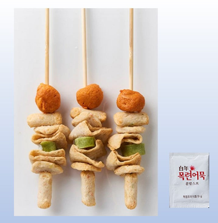 [MILLS EXPRESS] Mokryun Assorted Fish Cake Skewers (3) 259g