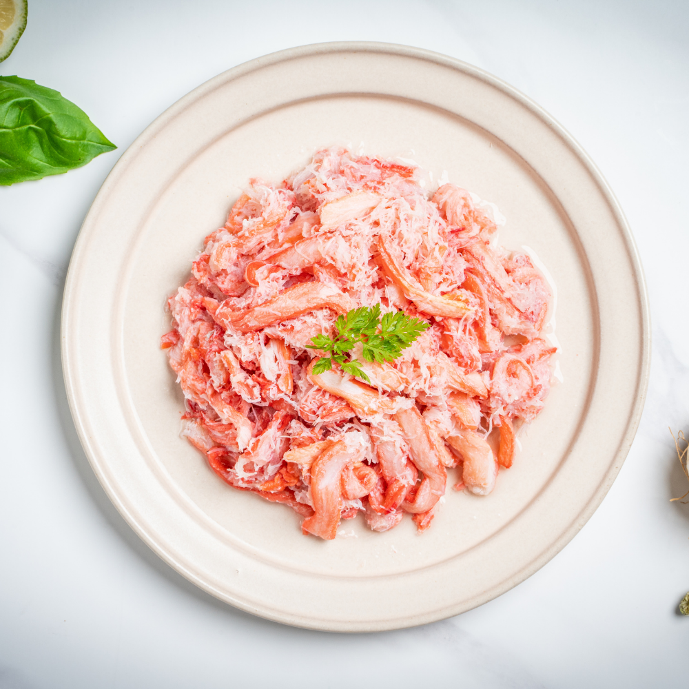 [SEPARATE FREE SHIPPING] Wild Red Snow Crab Meat 150g x 8 packs (1.2kg) per order