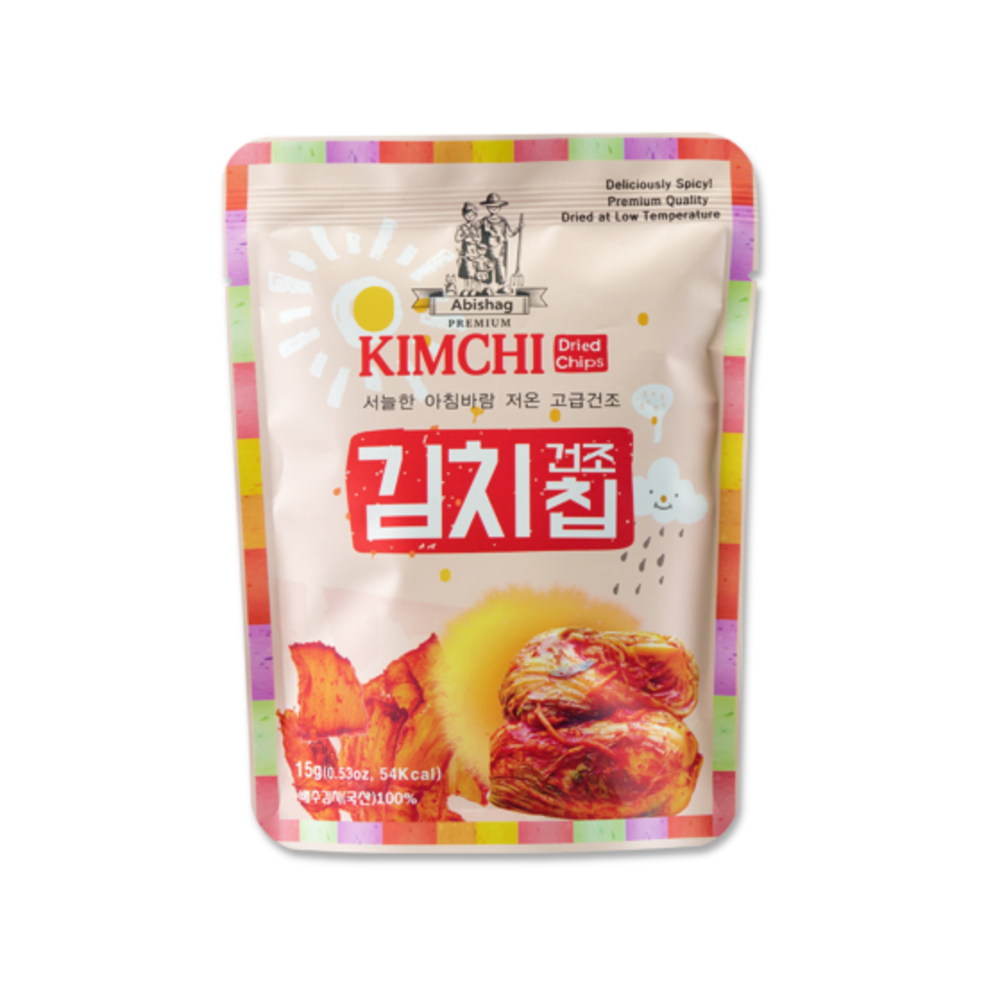 [CLEARANCE SALE] Dried Kimchi Chips 15g x 4 bags (EXP. DATE: 11/25/21)