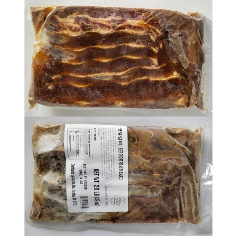 [MILLS EXPRESS] K-BBQ Marinated LA Galbi USDA Choice Beef Ribs 2lb