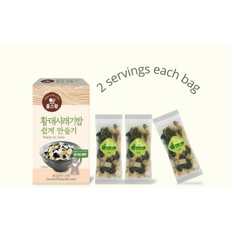 Easy Pollack Radish Leaf Bap Mix 45g (2 servings x 3 packs)