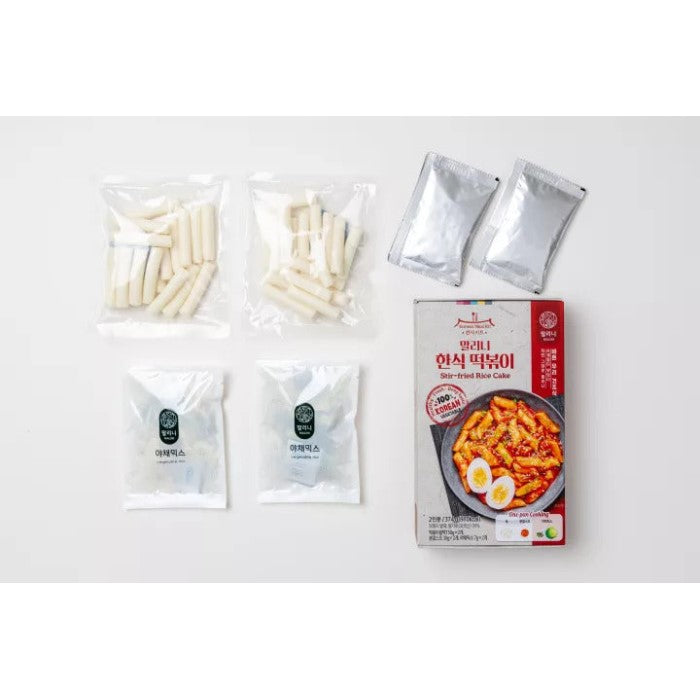 MALINI Spicy Rice Cake (Korean Tteokbokki) Meal Kit 187g X 2EA
