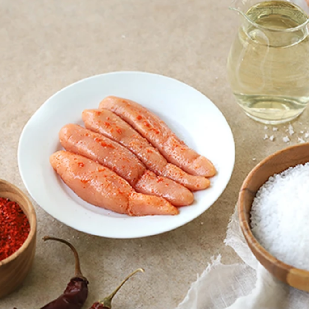 [SEPARATE FREE SHIPPING] Deokhwa Korean Cod Roe Set (4 Different Types, 7 Packs Total)