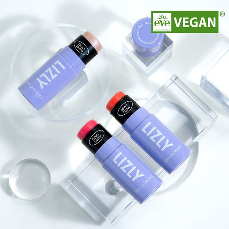 LIZLY Vegan Dewy Glow Stick - Glow Cheek and Highlighter (3 Color Options Available)