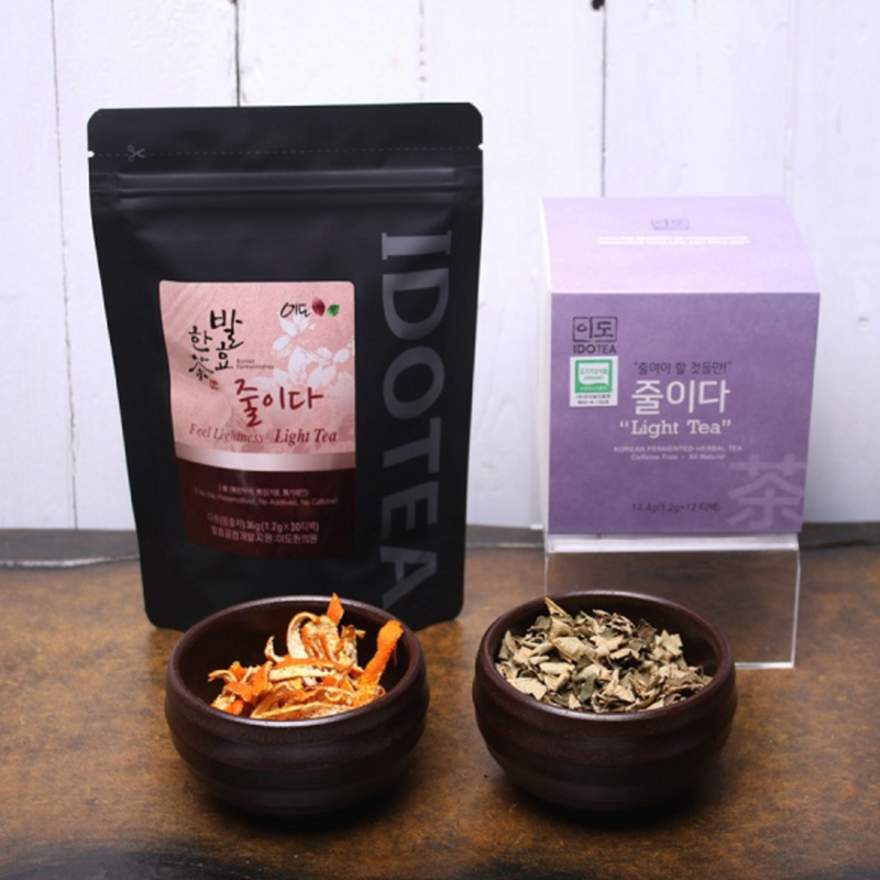 IDO Tea Fermented Herbal Tea - Light Tea for Detox (1.2g x 30 teabags)(EPX.DATE:08/31/2023)