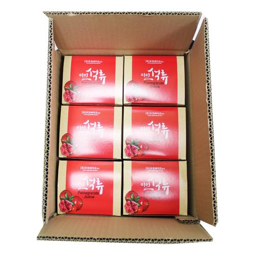 SeoulMills pomegranate health drink in packs. 