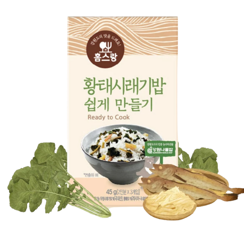 Easy Pollack Radish Leaf Bap Mix 45g (2 servings x 3 packs)
