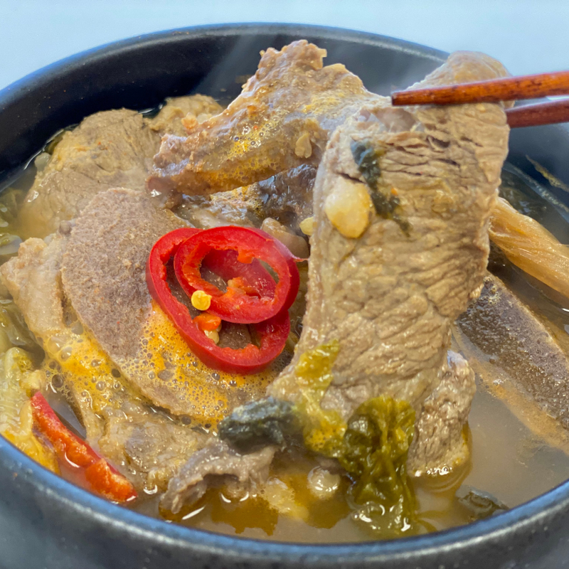 [SEPARATE NEXT DAY SHIPPING] UMMA SOHN BANCHAN Short Rib and Dried Napa Cabbage Soup Set (4 Packs per Set)