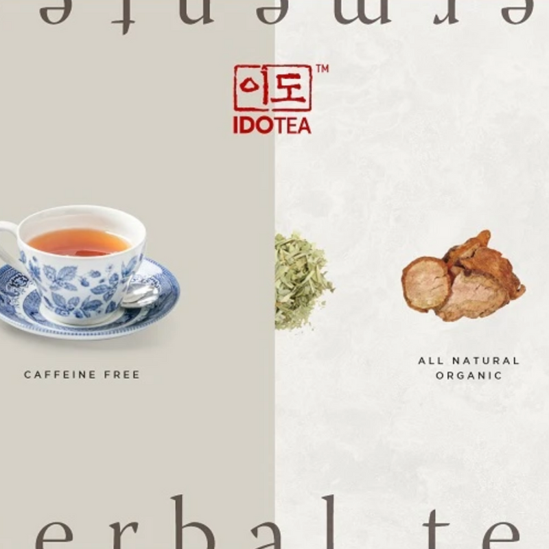 IDO Tea Fermented Herbal Tea - Breathing Tea for Lung Health (1.2g x 30 teabags)