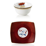 [HANKOOK CHINAWARE] Cho Choong Do 6 Piece Tea Set with Tea Pot