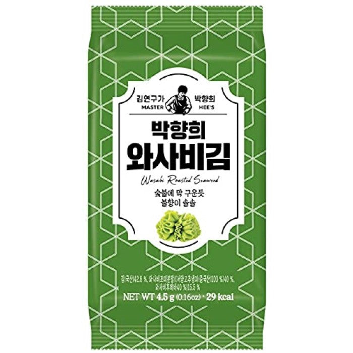 MASTER HEE's Korean Traditional Roasted Seaweed Snack 3 Individual Packs (3 Flavor Options)
