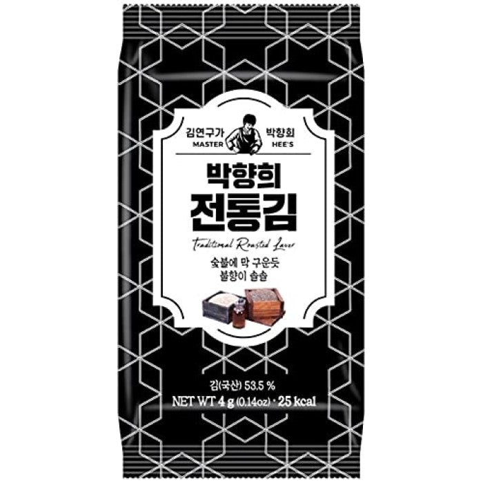 MASTER HEE's Korean Traditional Roasted Seaweed Snack 3 Individual Packs (3 Flavor Options)