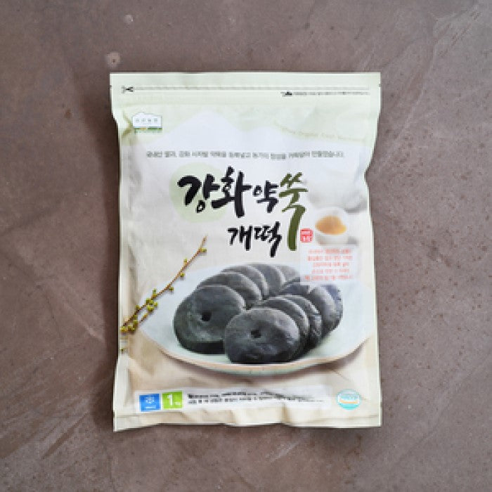 [MILLS EXPRESS] GANGHWA Wormwood Rice cake (Gaetteok) 1kg (EXP.DATE: 10/15/2023)