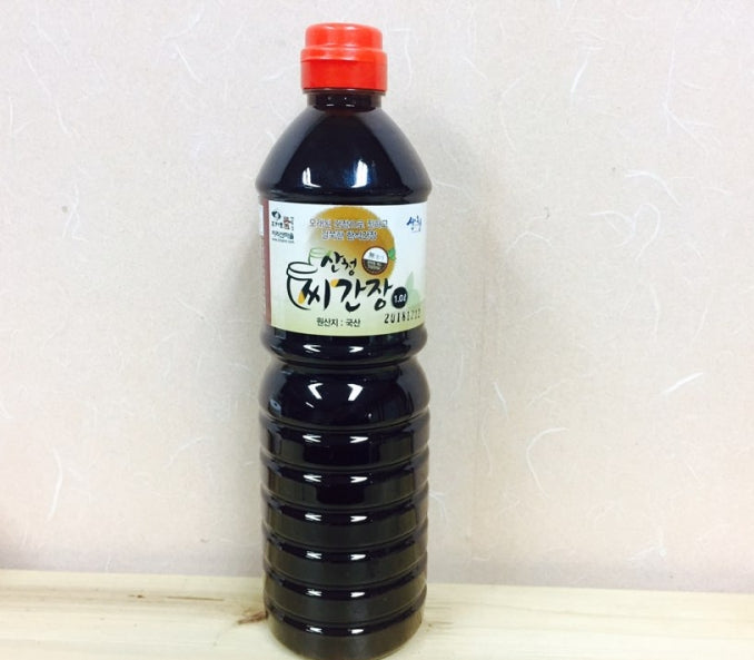 SANCHEONG Premium Brewed Seed Soy Sauce  33.8oz (1L)