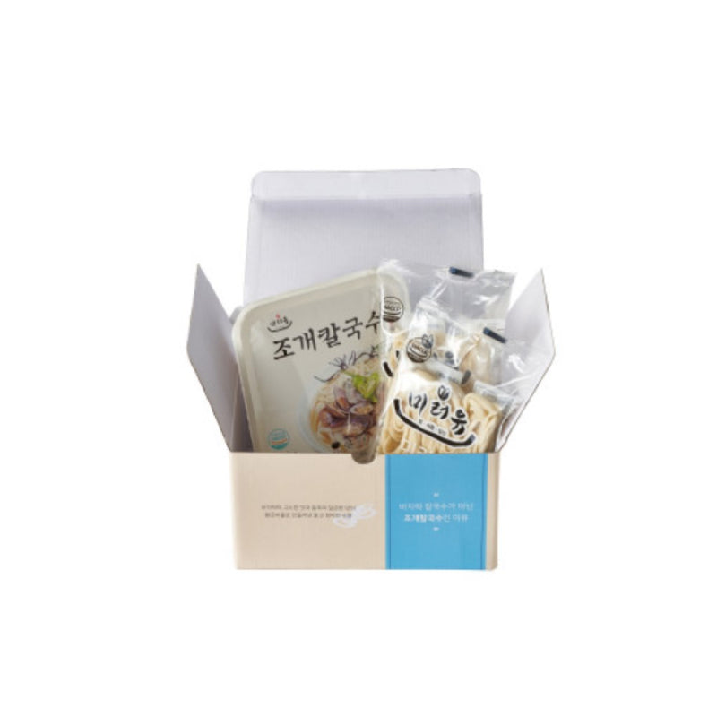 [MILLS EXPRESS] MILOVEYOU Clam Kalguksu (Korean Noodle Soup) 1.3kg (2 Servings)