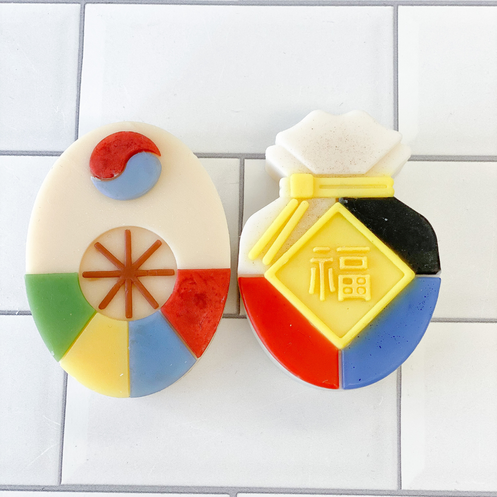 Handmade Natural Soap Art - Korean Traditional Design