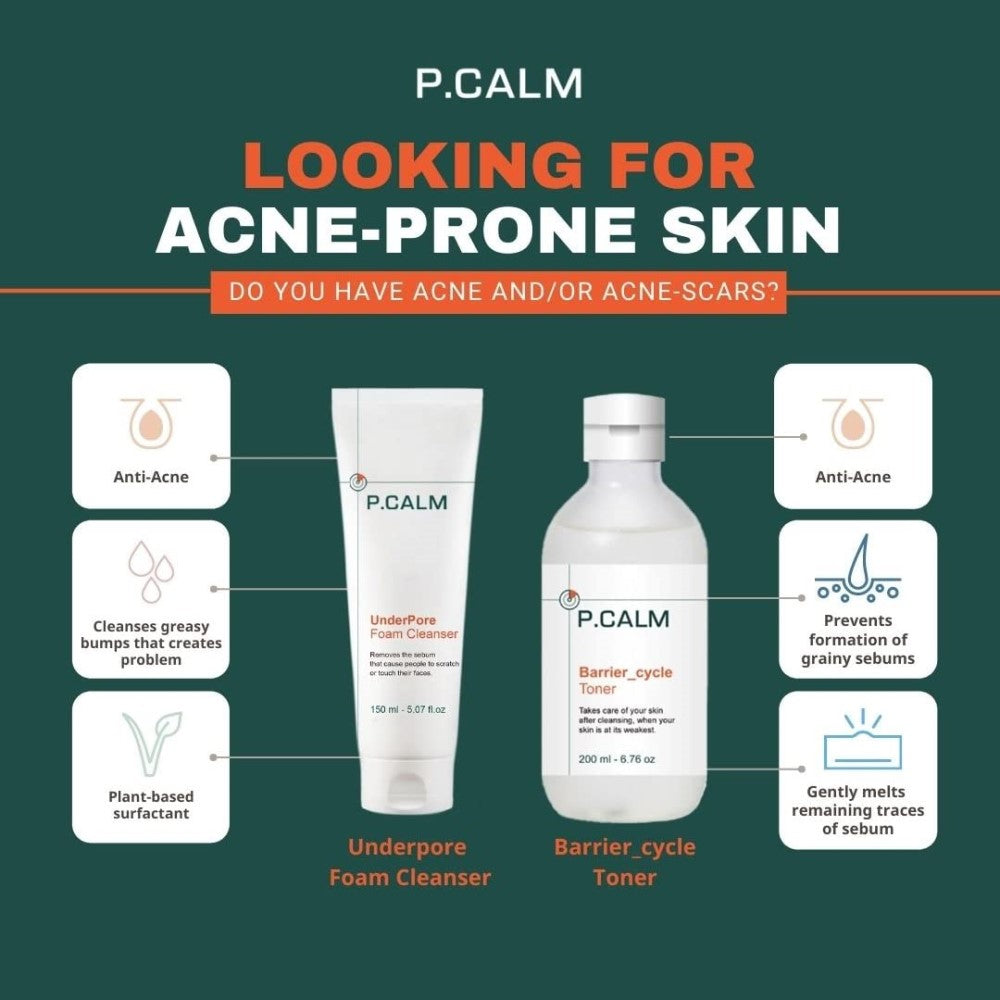 *50% OFF* P.CALM UnderPore Foam Cleanser 5.07 fl.oz