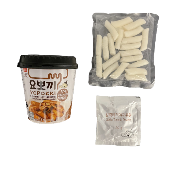 YOPOKKI Garlic Teriyaki Topokki (Rice Cakes) 120g