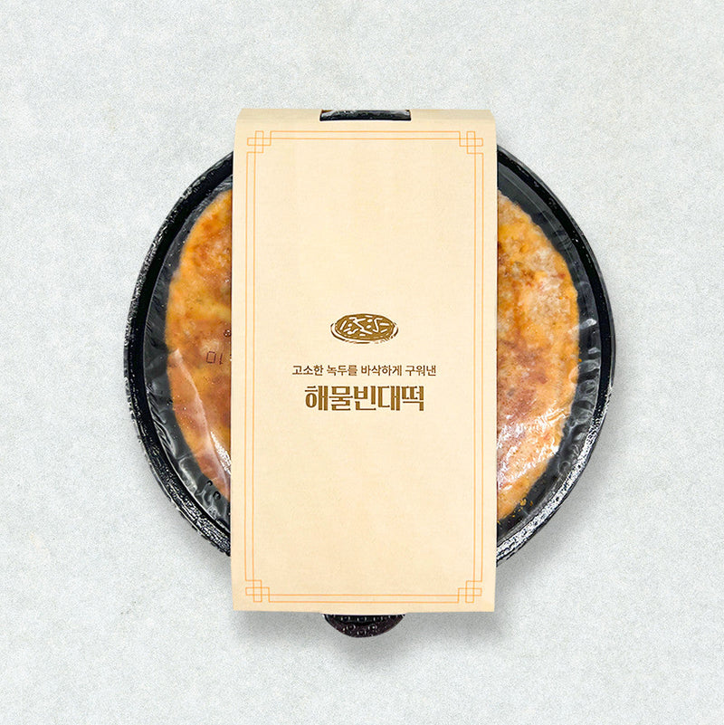 [MILLS EXPRESS]  Gyodong Jeon Master's  Seafood Mungbean Pancakes (BindaeTteok) 220g X 2 packs