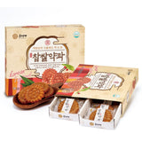 Korean Traditional Sweet Rice Cookies (Yakgwa) by Ho Jeong Ga 490g (14 Cookies)