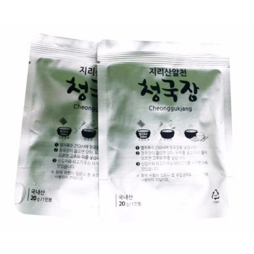 ALCHEON FARM Extra Strong Fermented Freeze-Dried Soybean Paste (Cheonggukjang) 20g x 2 Bags per Order
