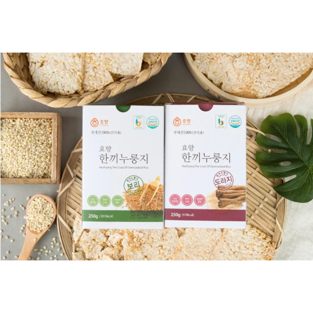 One Meal Brown Rice Chips - Nurungji Set (4 types - Brown Rice, Barley, Bellflower Root, Oat) 1kg