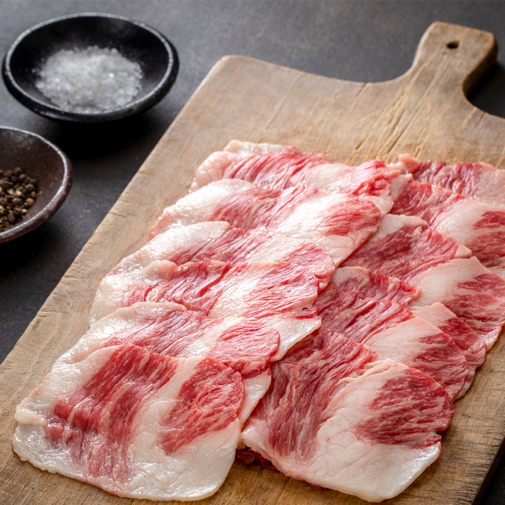 MILLS EXPRESS K BBQ Thin Sliced Korean Style Brisket Point 2lbs