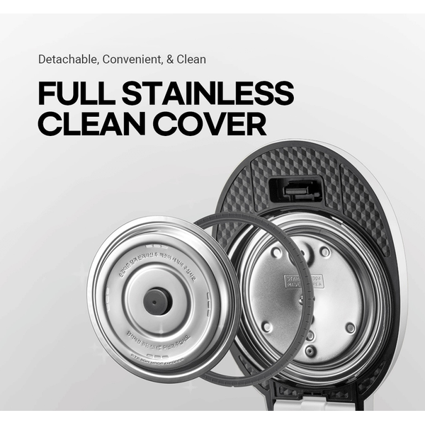 [SEPARATE FREE SHIPPING] Cuchen 121°C IH Pressure Rice Cooker CRT-RPK0670WUS (6Cup)