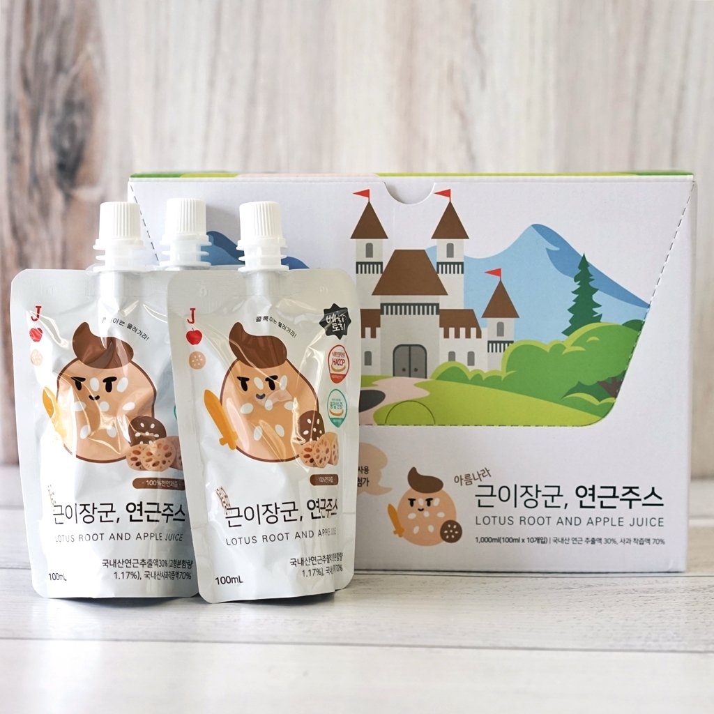 Lotus Root and Apple Juice (100ml x 10 pouches) (4/5/2022)