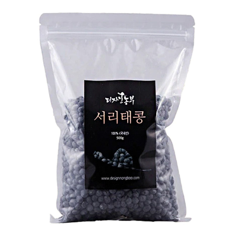 DESIGN FARMER 100% Korean Black Bean with Green Kernel (Seoritae) 500g